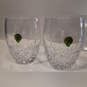 Waterford  Lismore Essence Double Old Fashioned (DOF) glasses, NEW